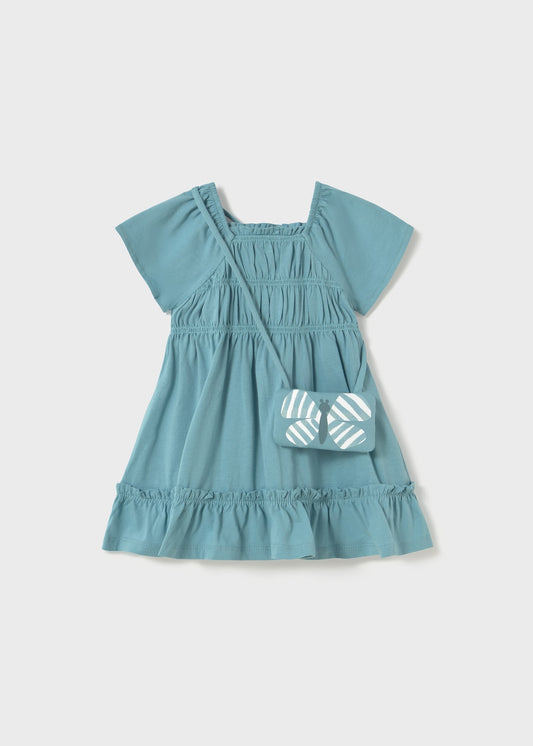 Mayoral Baby Girl Dress with Bag Esmeralda