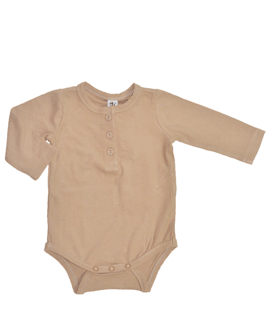 Earth Baby Outfitters- Bamboo Ribbed Long Sleeve Bodysuit