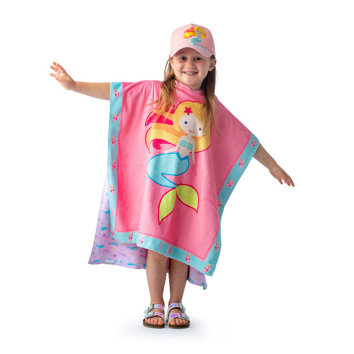 Flapjackkids - Kids Upf50+ Ball Cap - Mermaid