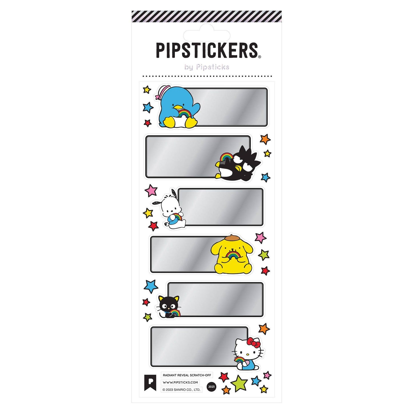 Pipsticks - Hello Kitty And Friends Radiant Reveal Scratch-Off Stickers