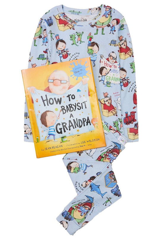 How To Babysit Grandpa Pajama Set-Flat Pack