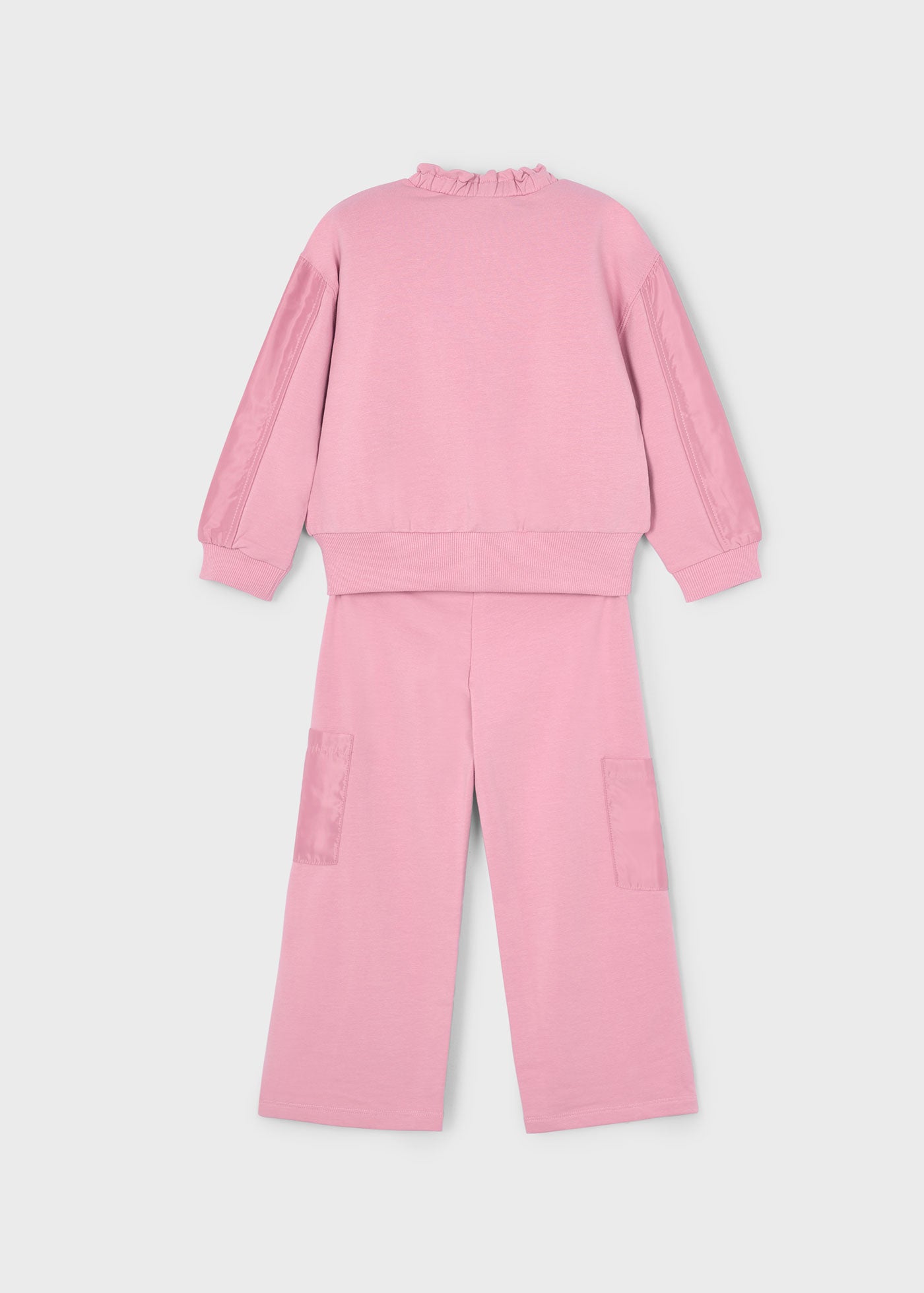 Mayoral Girls Contrast Tracksuit Set Pink