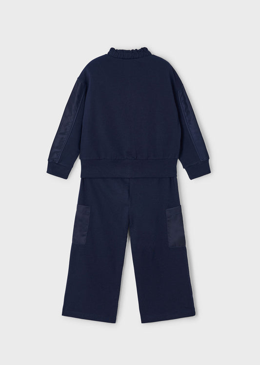 Mayoral Contrast Tracksuit Set Navy