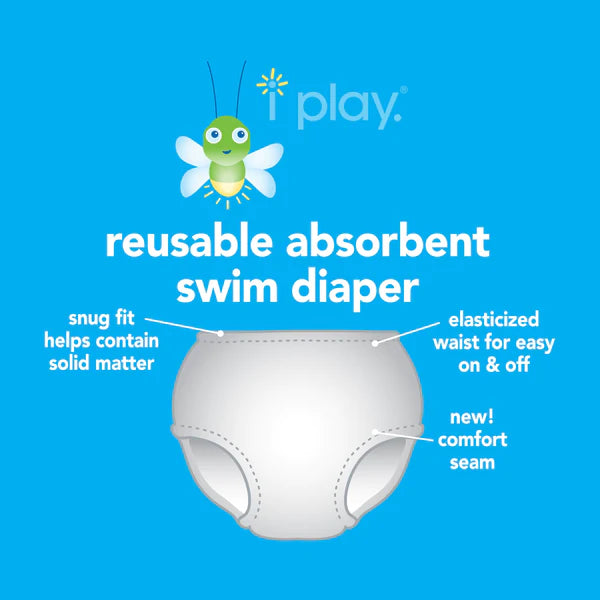 Greensprouts Pocket Trunks With Built-In Reusable Absorbent Swim Diaper