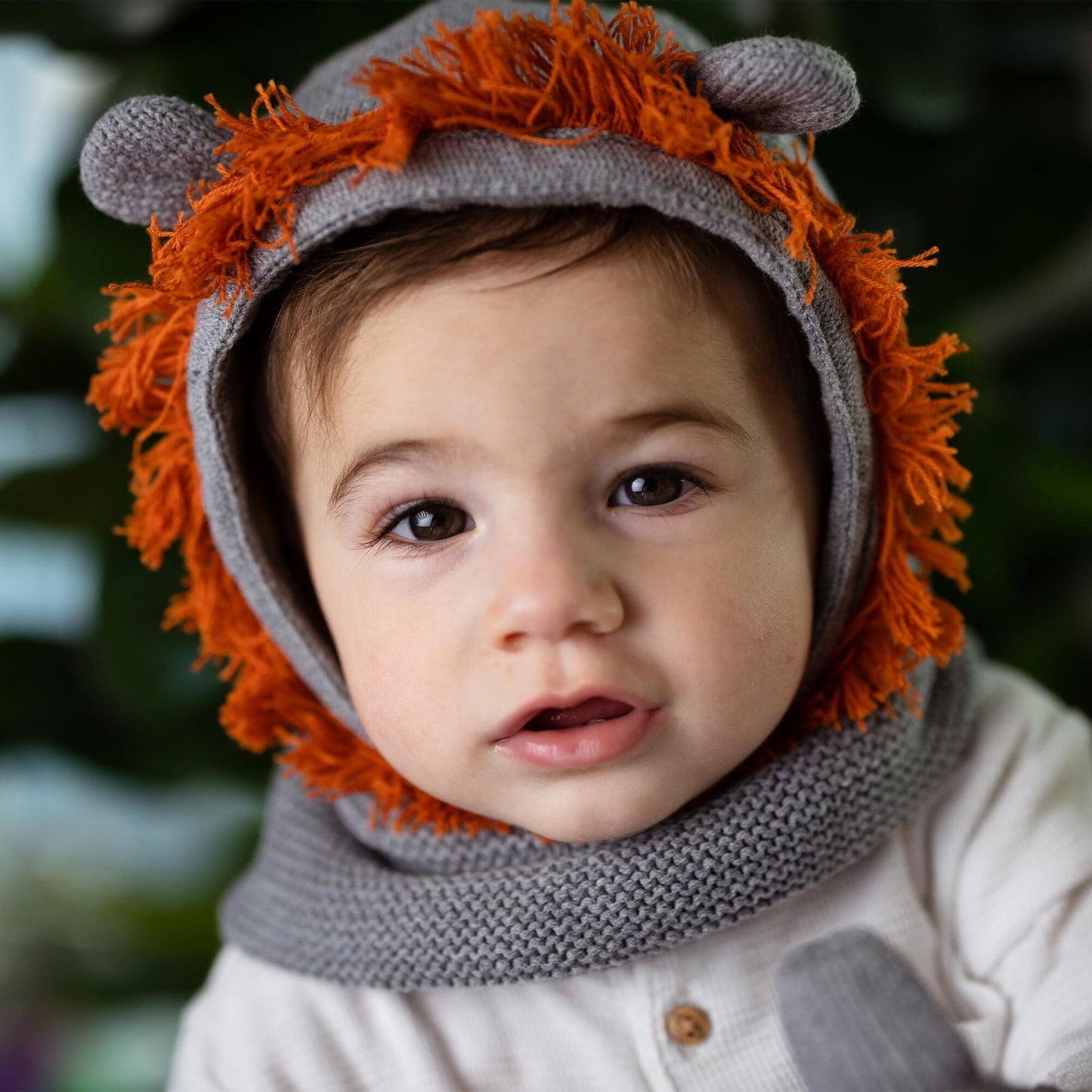 ZOOCCHINI - Baby Toddler Knit Balaclava Hat - Leo the Lion