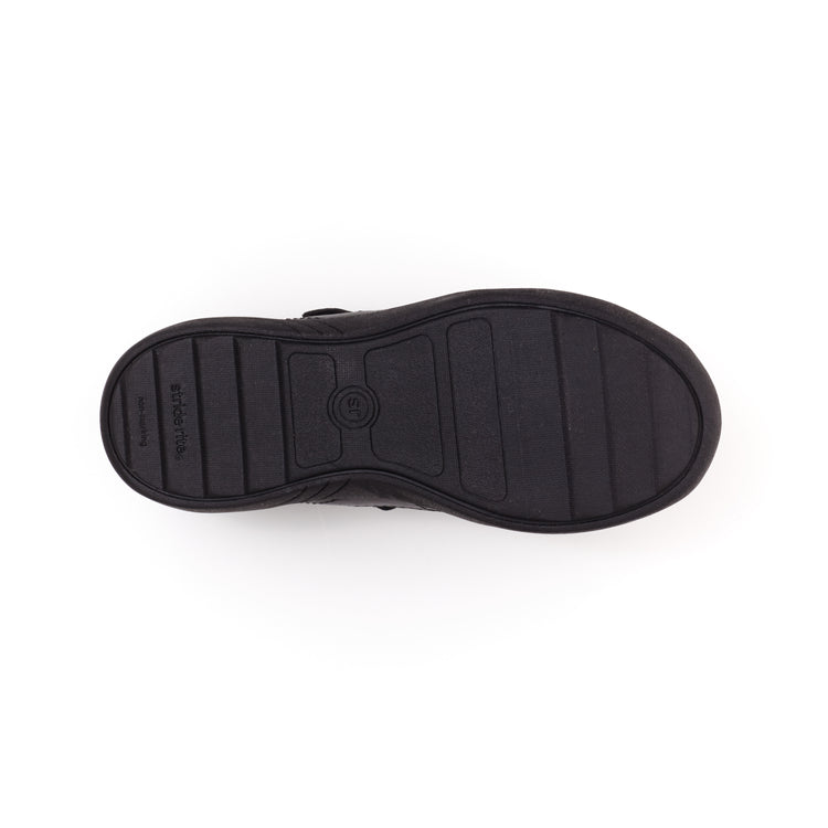 Stride Rite Medium Width Claire Black Uniform Shoes