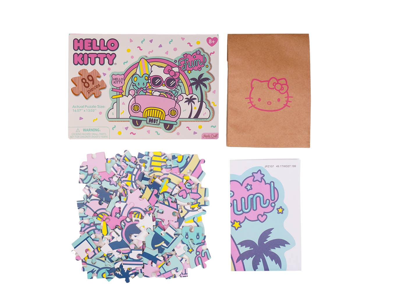 Hands Craft - Hello Kitty Wooden Jigsaw Puzzle: Kawaii