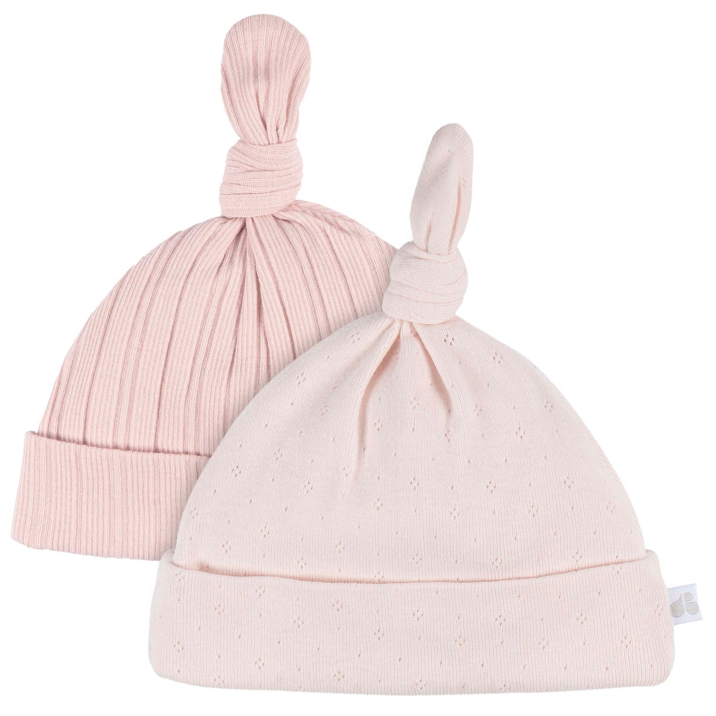 Just Born by Gerber Baby Girl - 4-Piece Hat and Mittens (PINK)