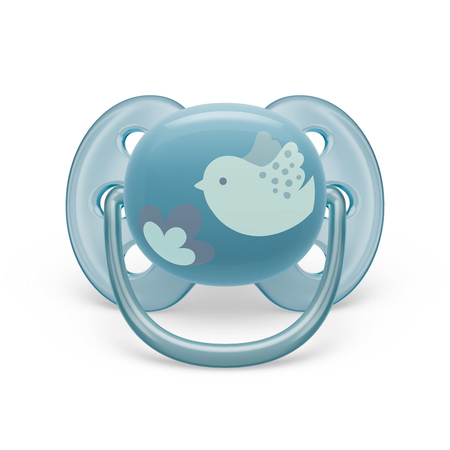 Phillips Avent - Ultra Soft Pacifier - 6-18m - Blue Dove + Silver Leaf - 2 pack