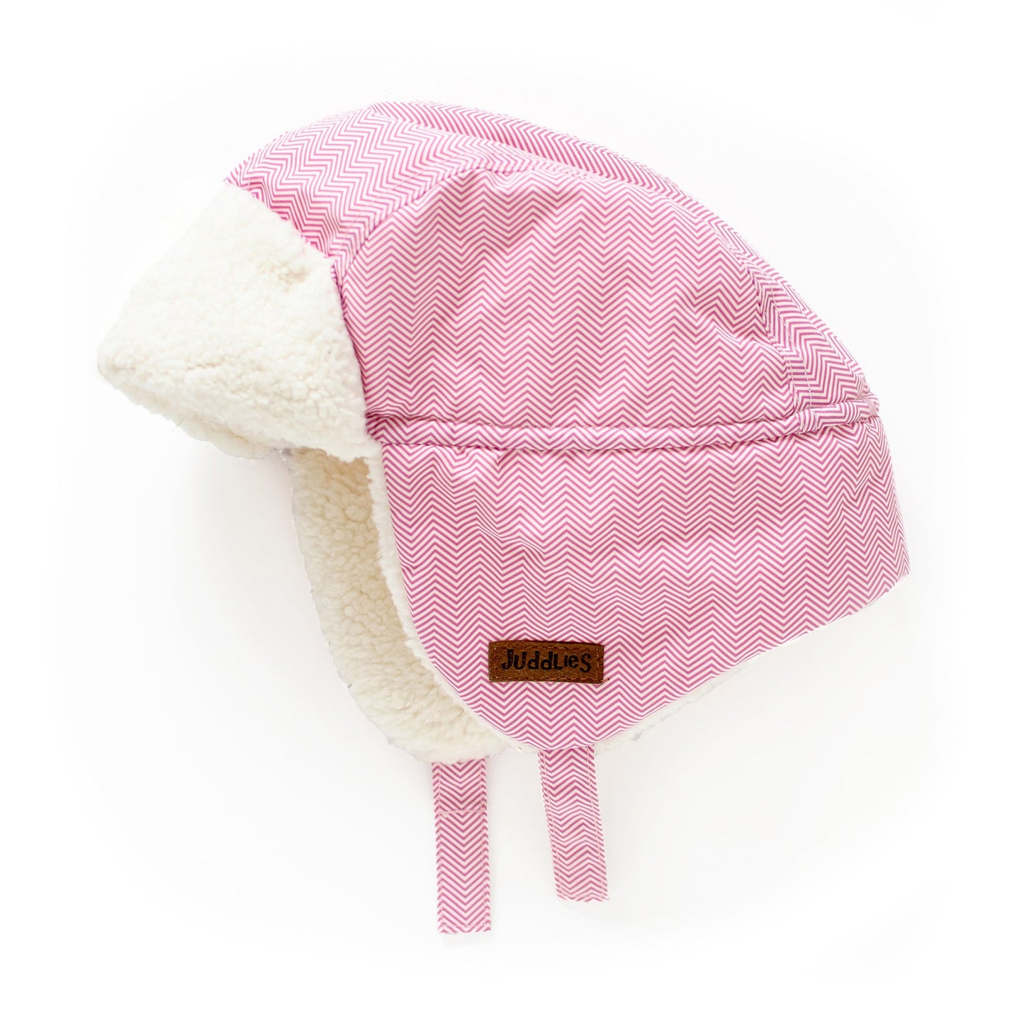 Juddlies Designs - Winter Hats - Herringbone Pink