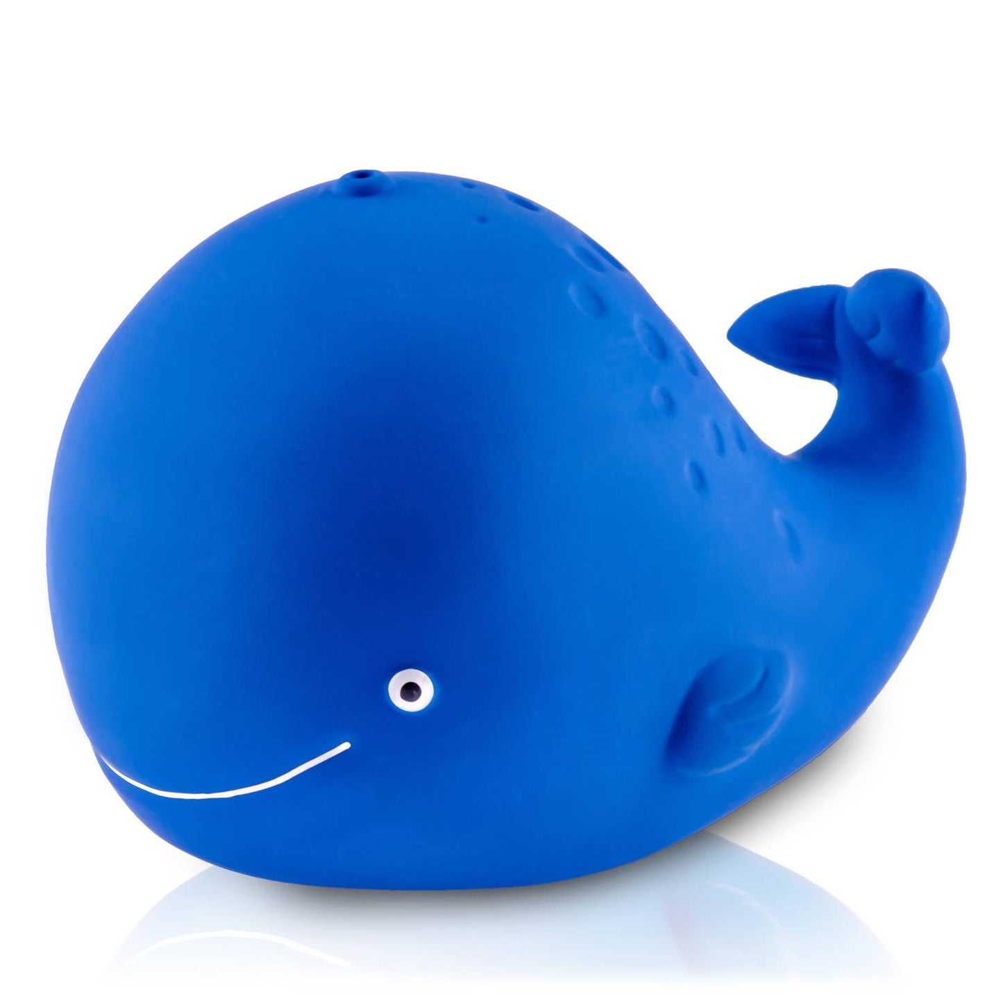 Caaocho Natural Rubber Toys - Kala The Whale Bath Toy Hole Free - 100% Pure Natural Rubber