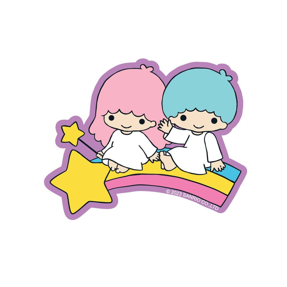 Pipsticks - Little Twin Stars Rainbow Ride Vinyl Sticker