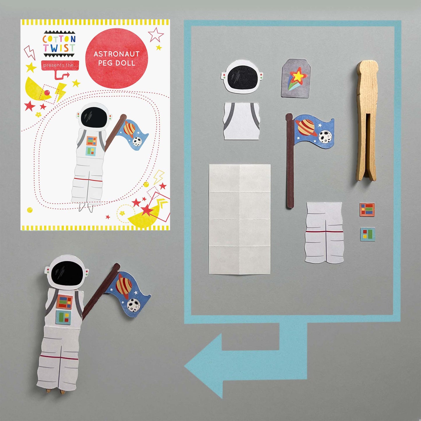 Cotton Twist: Make Your Own Astronaut Peg Doll