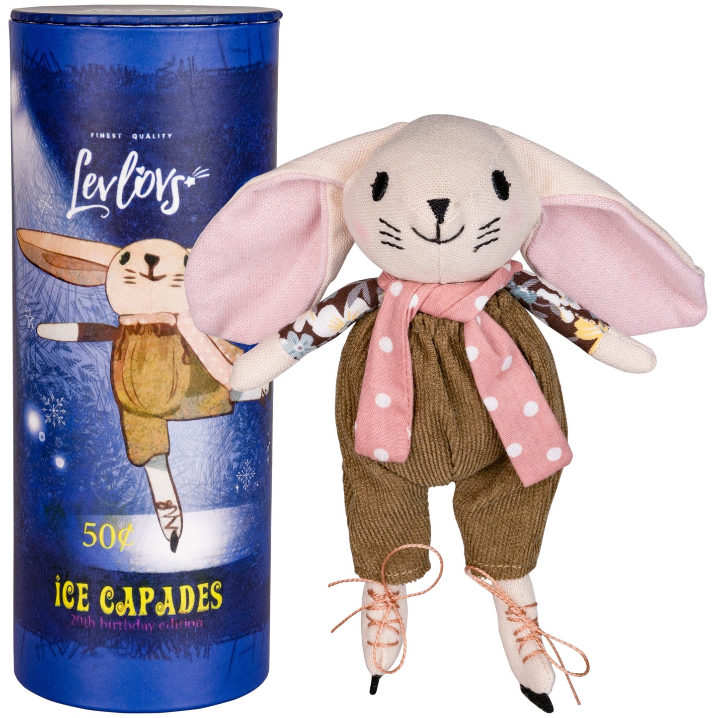 Levlovs - Winter Bunny Boy - 6 3/4"