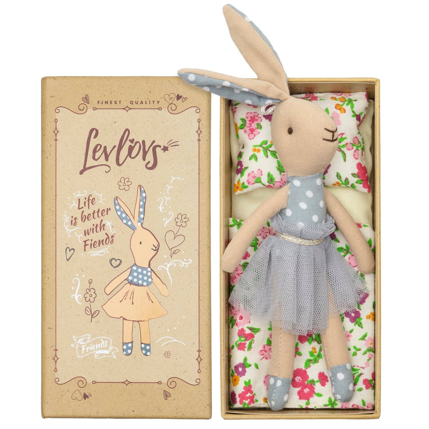 Levlovs - Bunny Amelia Easter Gift - 6 1/2"