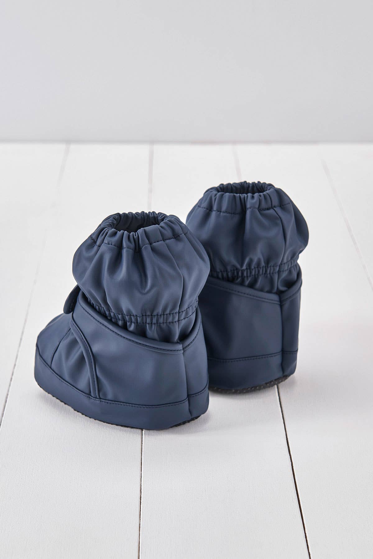 Grass & Air Mini Adventure Pu Bootie Navy