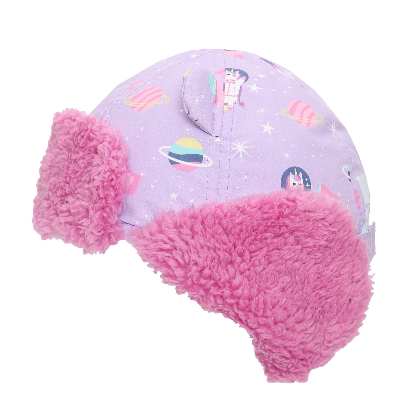 FLAPJACKKIDS - Water Repellent Trapper Hat Unicorn - Lilac