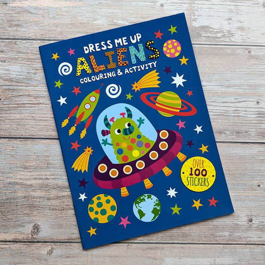 Robert Frederick  - Dress Me Up Colouring And Activity Book - Aliens