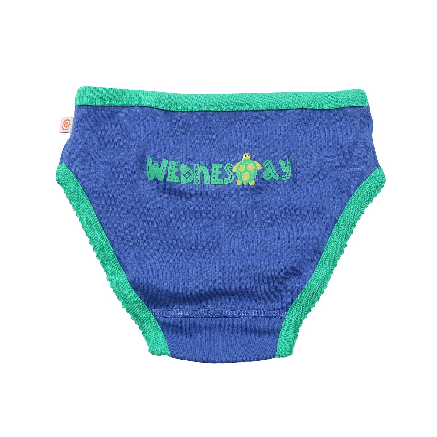 Kids Organic Briefs - 7Pc Set - Days Of The Week 5-6 Years