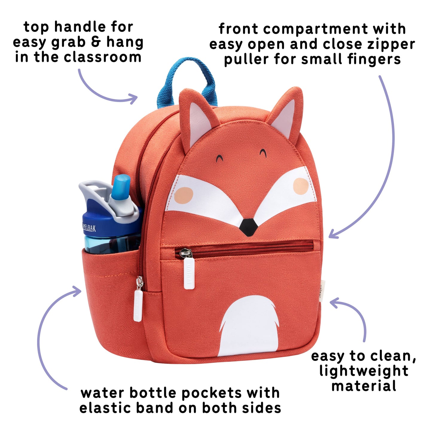 Uninni - Toddler Backpack - Fox