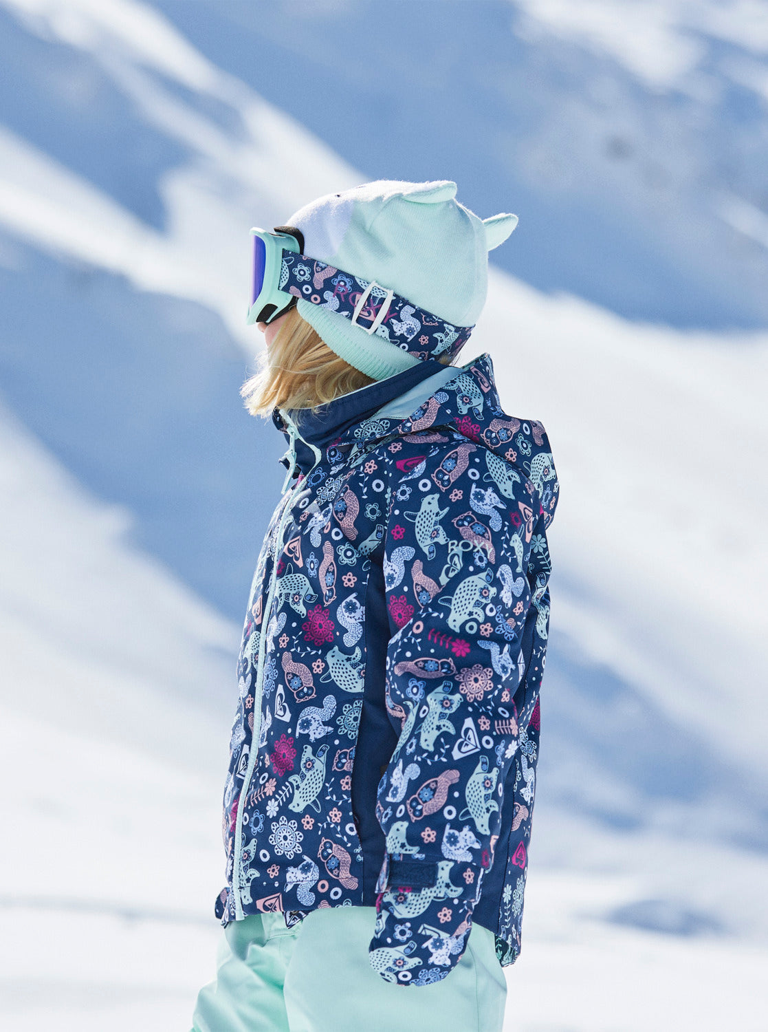 Roxy Winter Jacket Snowy Tale Blue Neo