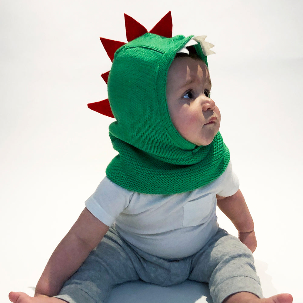 ZOOCCHINI - BabyTdlr Knit BalaclavaHat Devin Dino