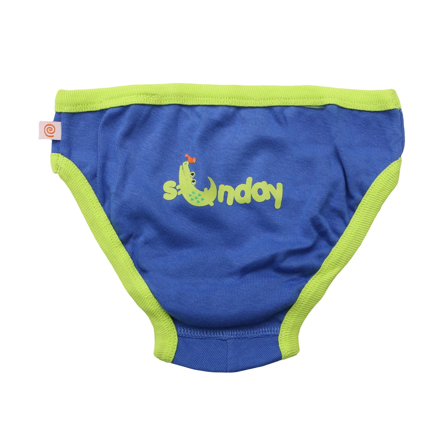 Kids Organic Pantys - 7Pc Set - Days Of The Week 4-5 Years