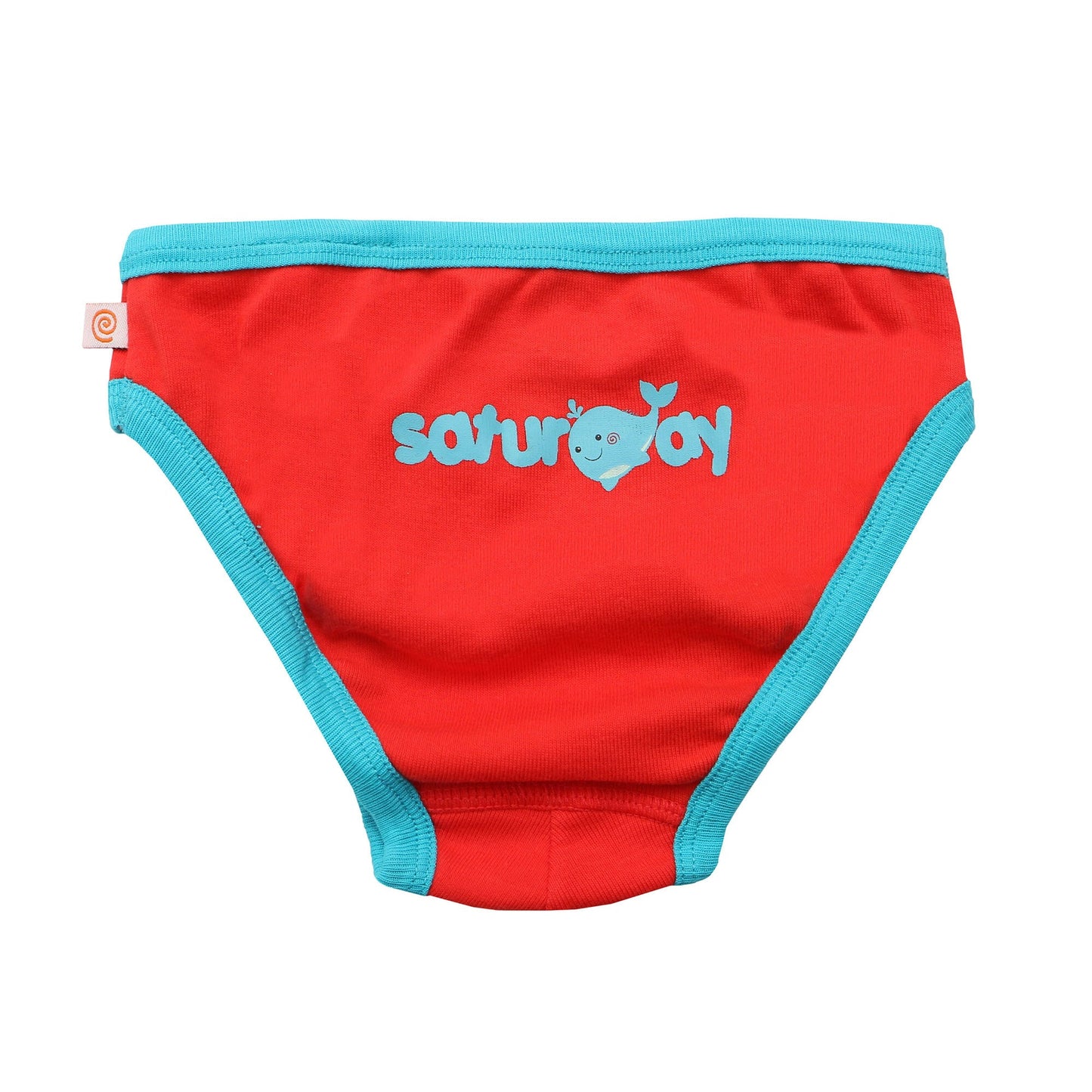 Kids Organic Pantys - 7Pc Set - Days Of The Week 4-5 Years