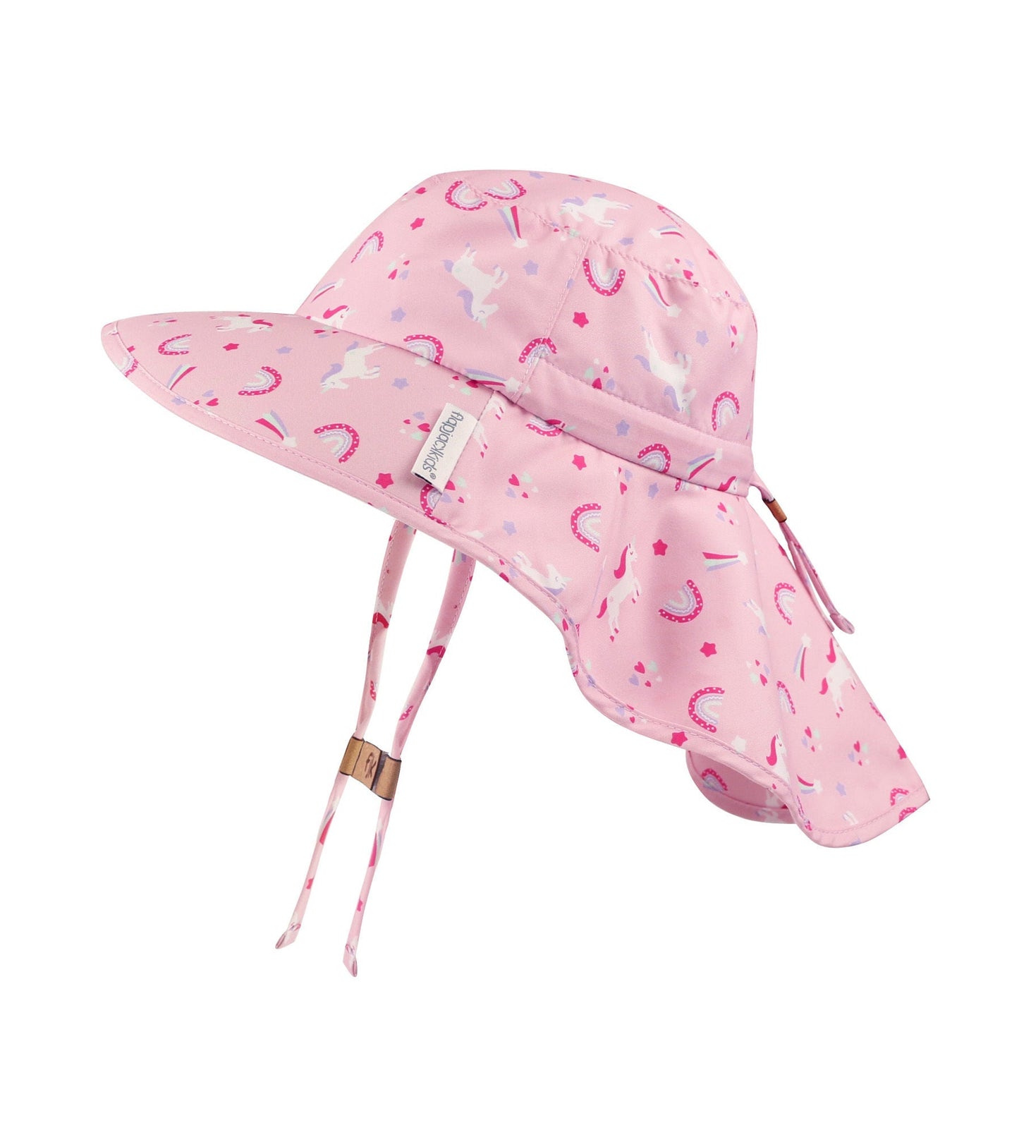 Flapjackkids - Sun Hat With Neck Cape - Unicorn