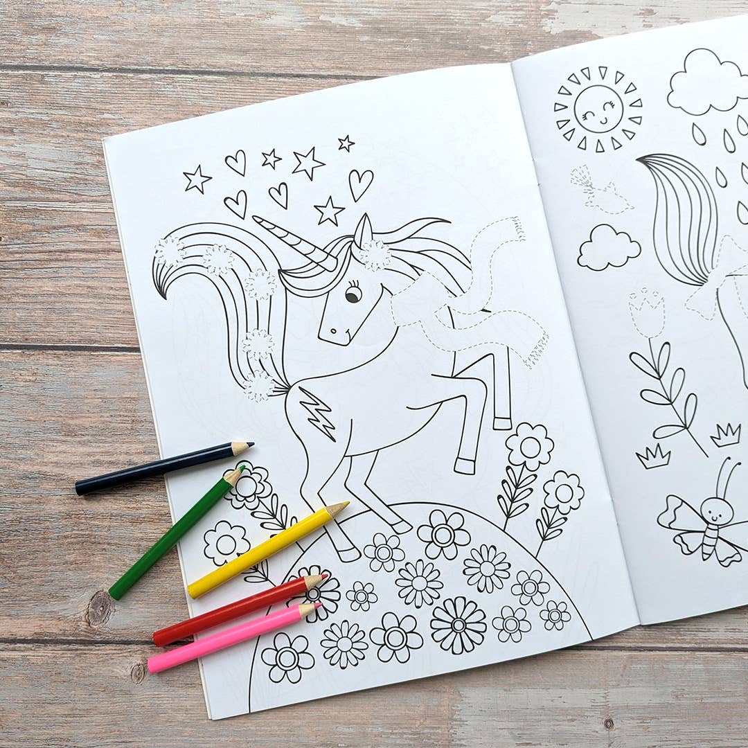 Robert Frederick  - Dress Me Up Colouring And Activity Book - Unicorns