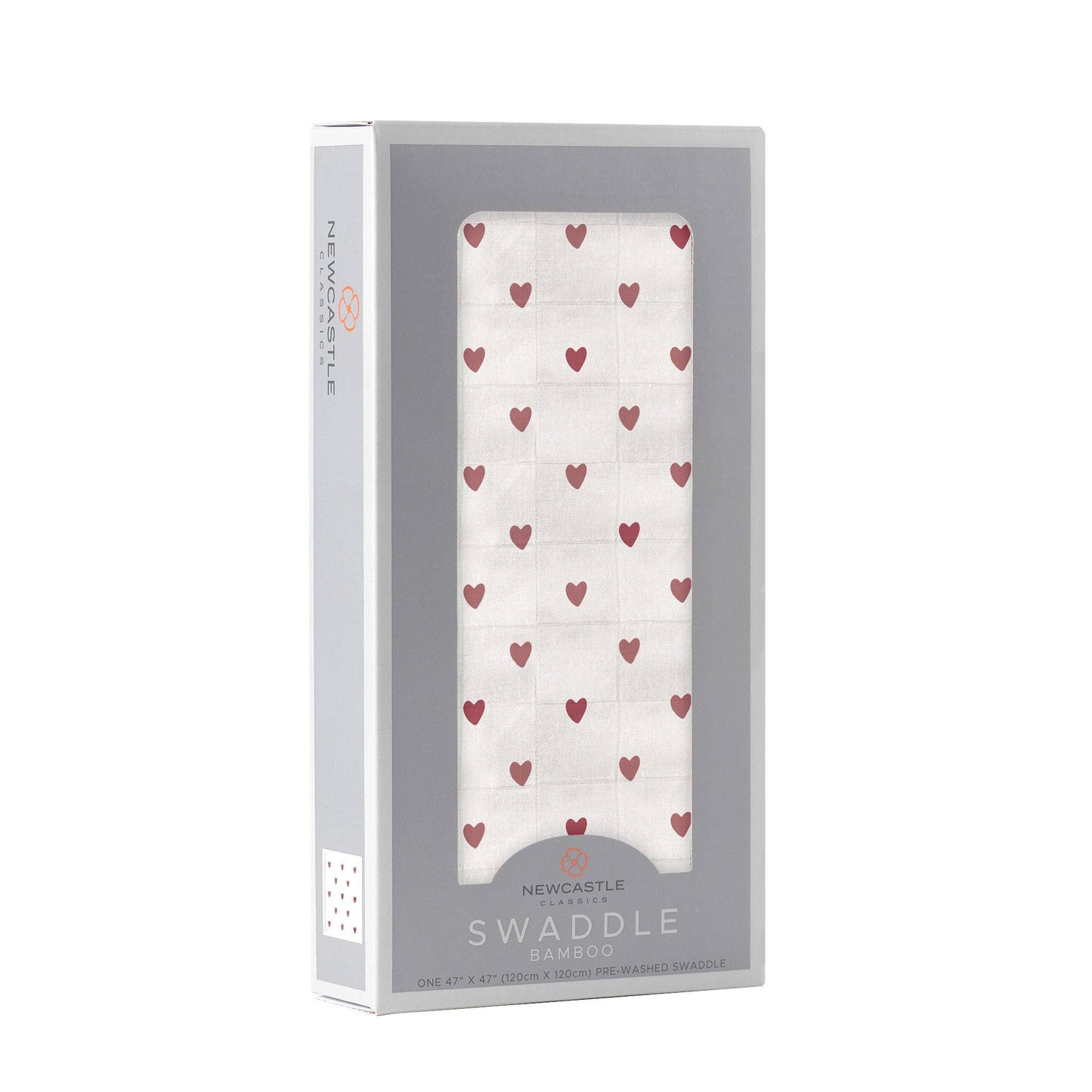 Newcastle Classics - Two Hearts Bamboo Swaddle