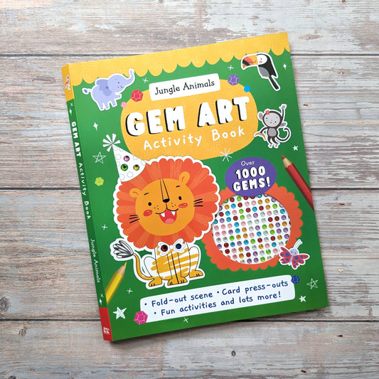 Robert Frederick  - Gem Art Activity Book - Jungle Animals