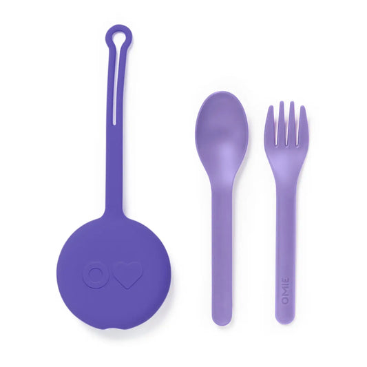 Omielife - Omiepod Fork and Spoon- Lilac