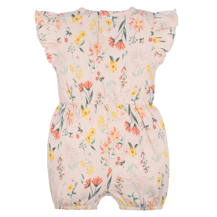 Gerber - Gerber 1-Pack Baby Girl Wildflower Romper