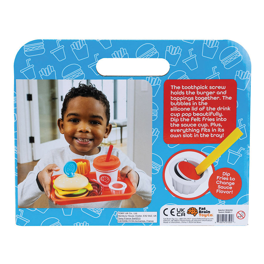 Fat Brain Toys - Pretendables Burger and Fries