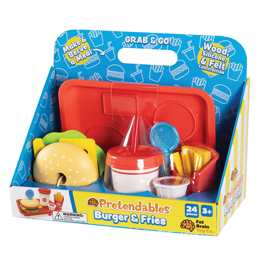 Fat Brain Toys - Pretendables Burger and Fries