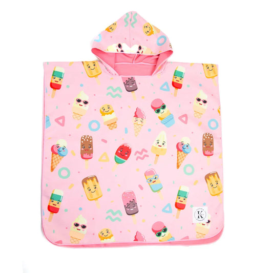 K5 - Children's Microfiber Poncho - Frozen Treat