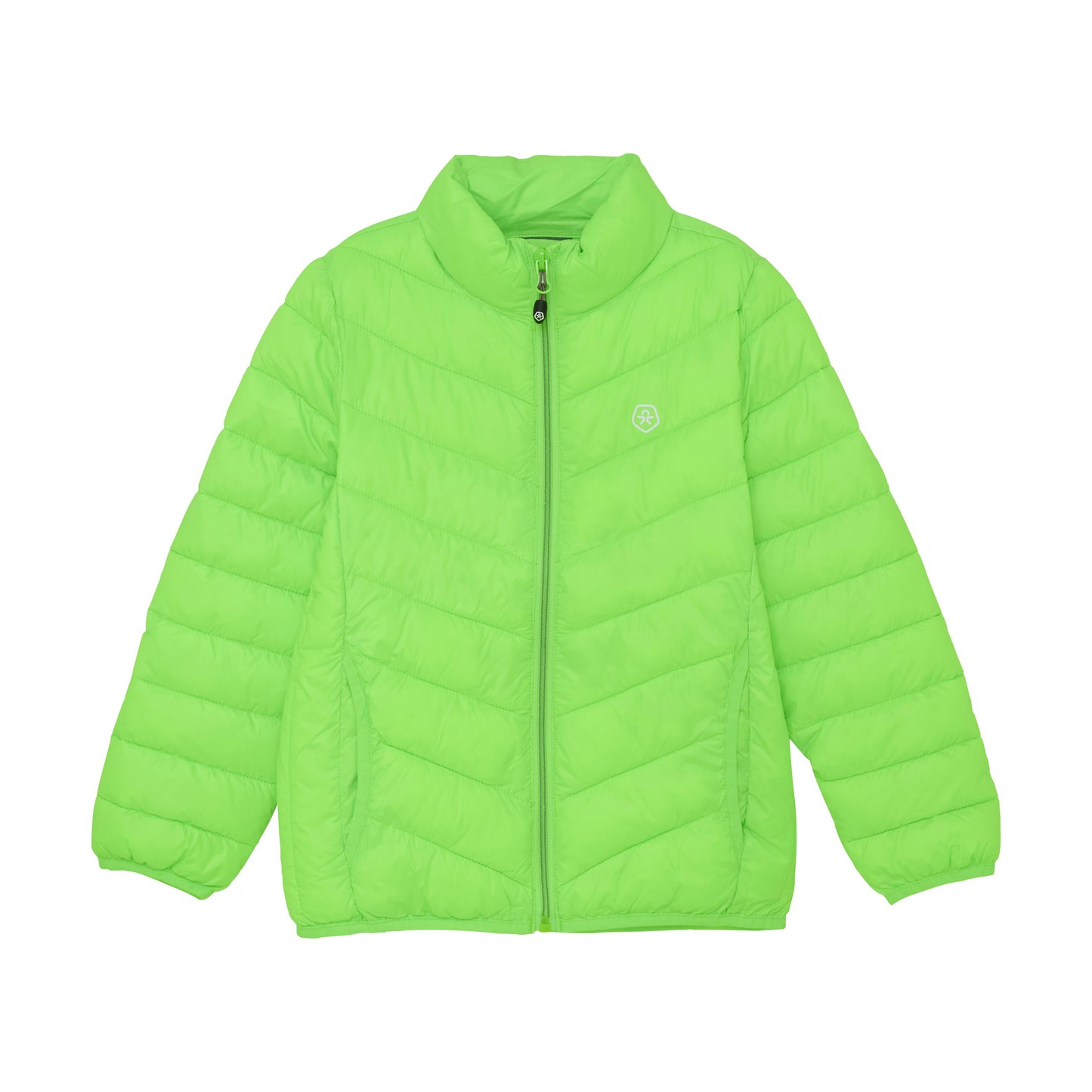 Color Kids Jacket Quilted Green Gecko