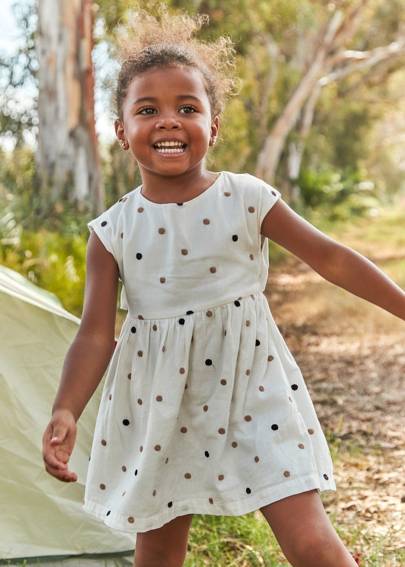 Mayoral Girls Polka Dot Dress