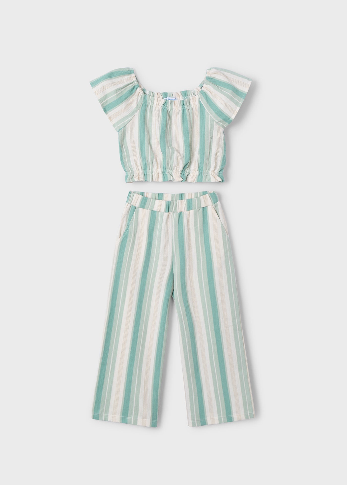 Mayoral Girls Stripes Pant Set