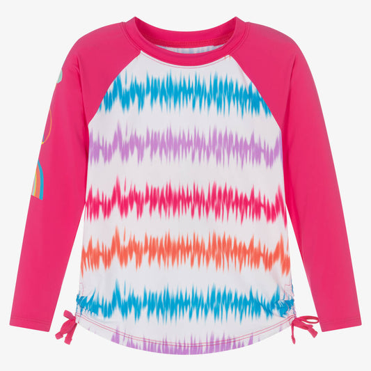 Hatley Tie Dye Stripe Longsleeve Rashguard