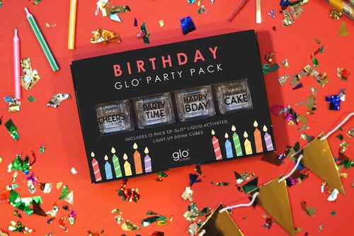 GLO CUBES: PARTY LIQUID-ACTIVATED CUBES (4-PACK)