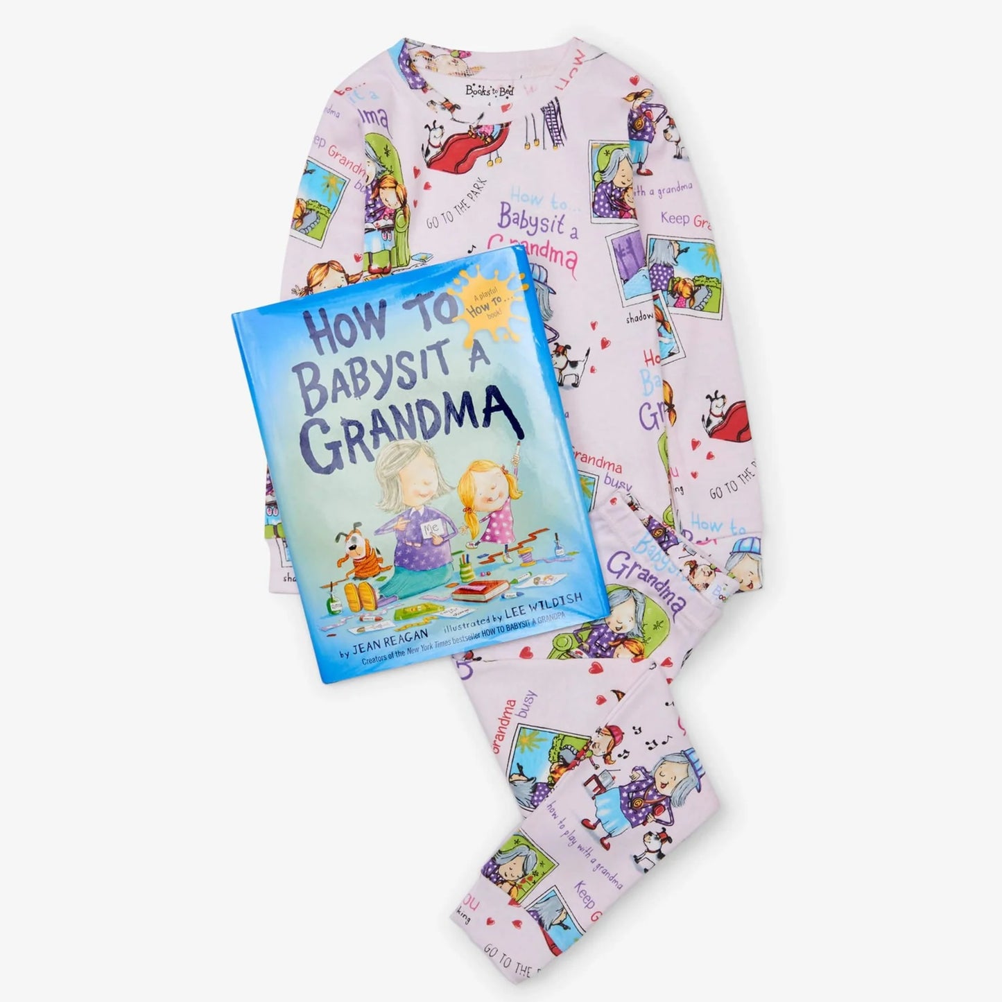 How To Babysit Grandma Pajama Set-Flat Pack