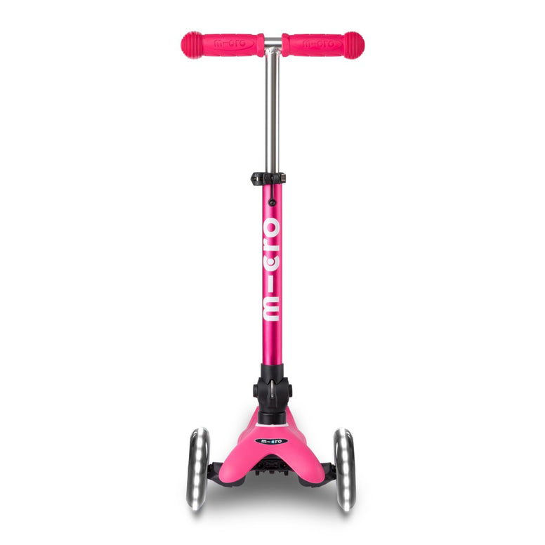 Micro Mini Deluxe Foldable LED Scooter - Pink