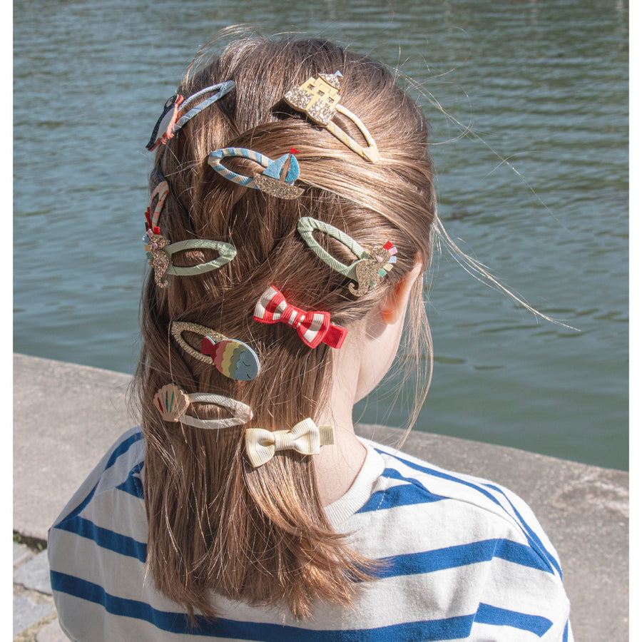 Rockahula - Vintage Seaside Mini Bow Clips