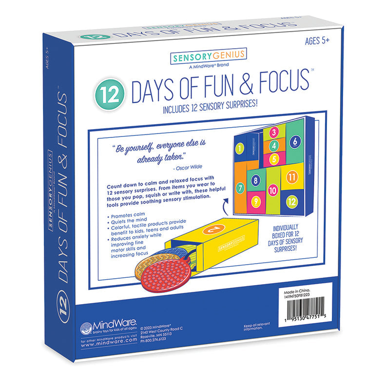 MindWare - 12 Days of Fun and Focus (Sensory Genius)