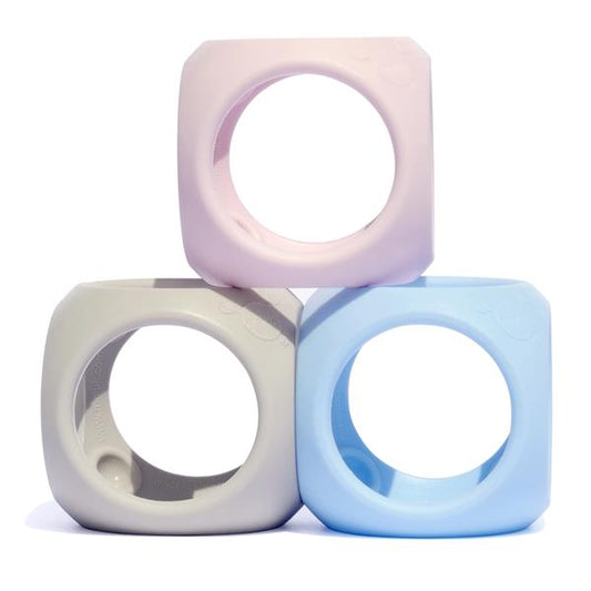 Moluk Oibo Silicon Ball: 3-set pastel / ice blue, baby pink, beige