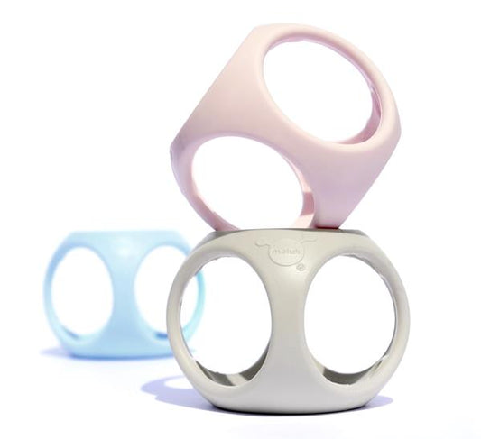 Moluk Oibo Silicon Ball: 3-set pastel / ice blue, baby pink, beige