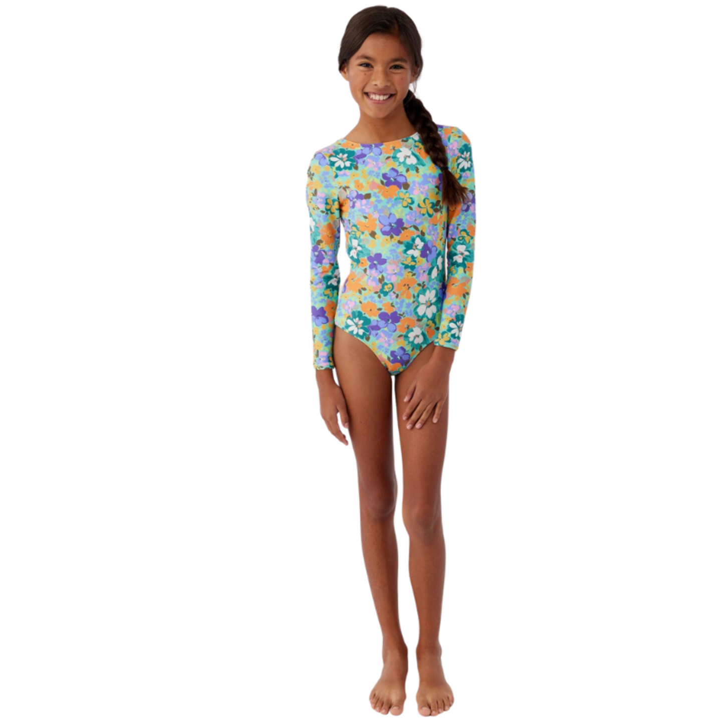 O'Neill Sami Floral Twist Back Surf Suit