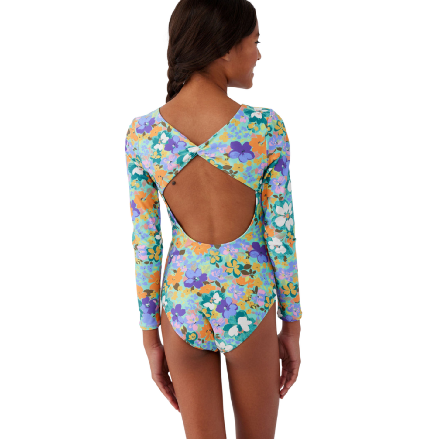 O'Neill Sami Floral Twist Back Surf Suit